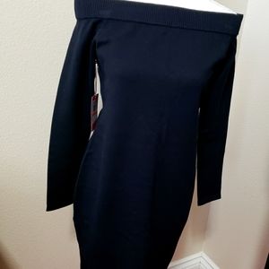 Vince Camuto off shoulder knit dress size S